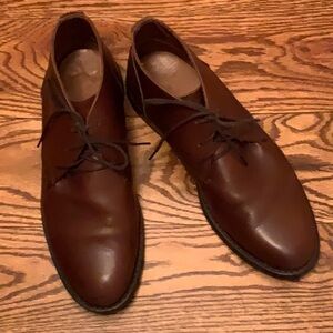 Men's Ralph Lauren Polo ‘Wallingford’ Brown Leather Ankle Boot